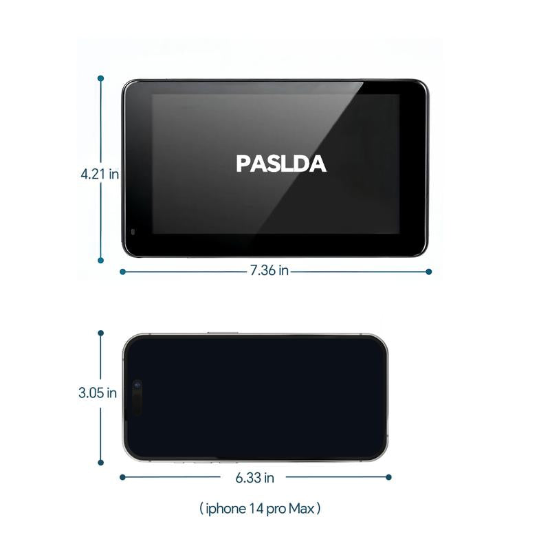 【Paslda】New Year Gift :2026 Upgraded Wireless Carplay Screen for Andriod & Iphone : the Ultimate Portable Car Play Adapter for Seamless In-Car Entertainment