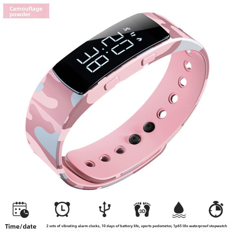 Multi-use Digital Alarm Watch with Step Counter