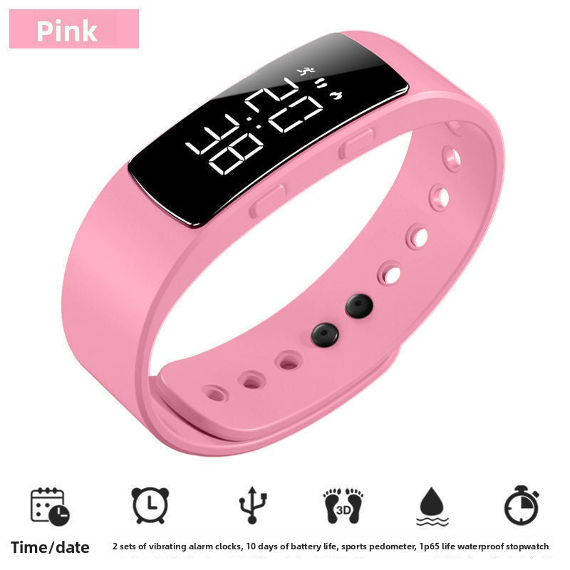 Multi-use Digital Alarm Watch with Step Counter