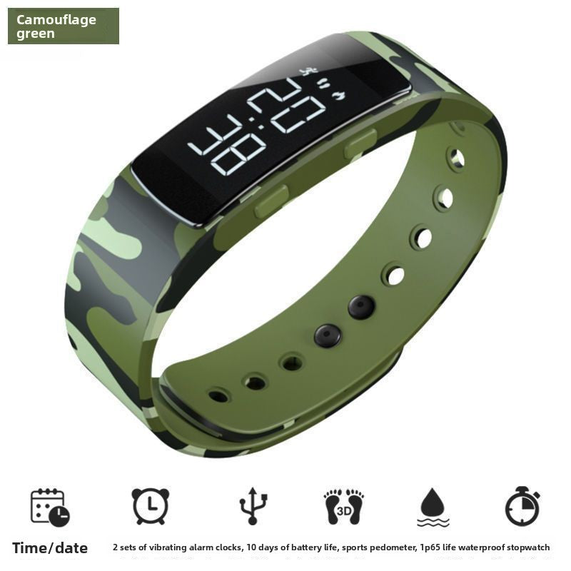 Multi-use Digital Alarm Watch with Step Counter