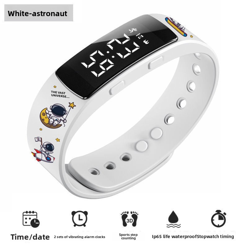 Multi-use Digital Alarm Watch with Step Counter