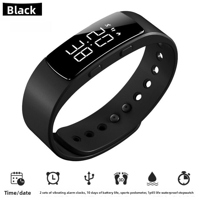 Multi-use Digital Alarm Watch with Step Counter
