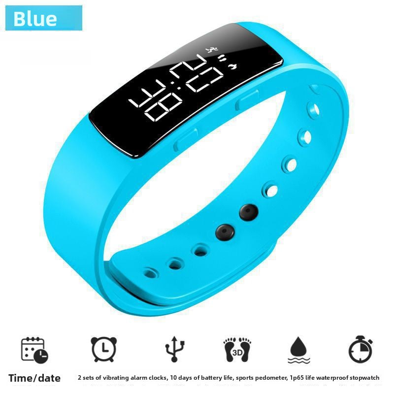 Multi-use Digital Alarm Watch with Step Counter