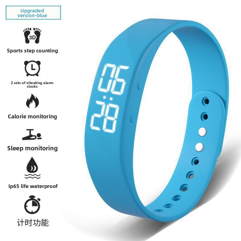 Multi-use Digital Alarm Watch with Step Counter