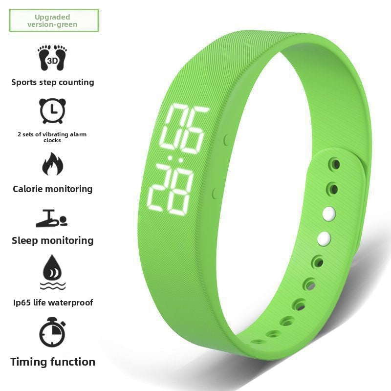 Multi-use Digital Alarm Watch with Step Counter