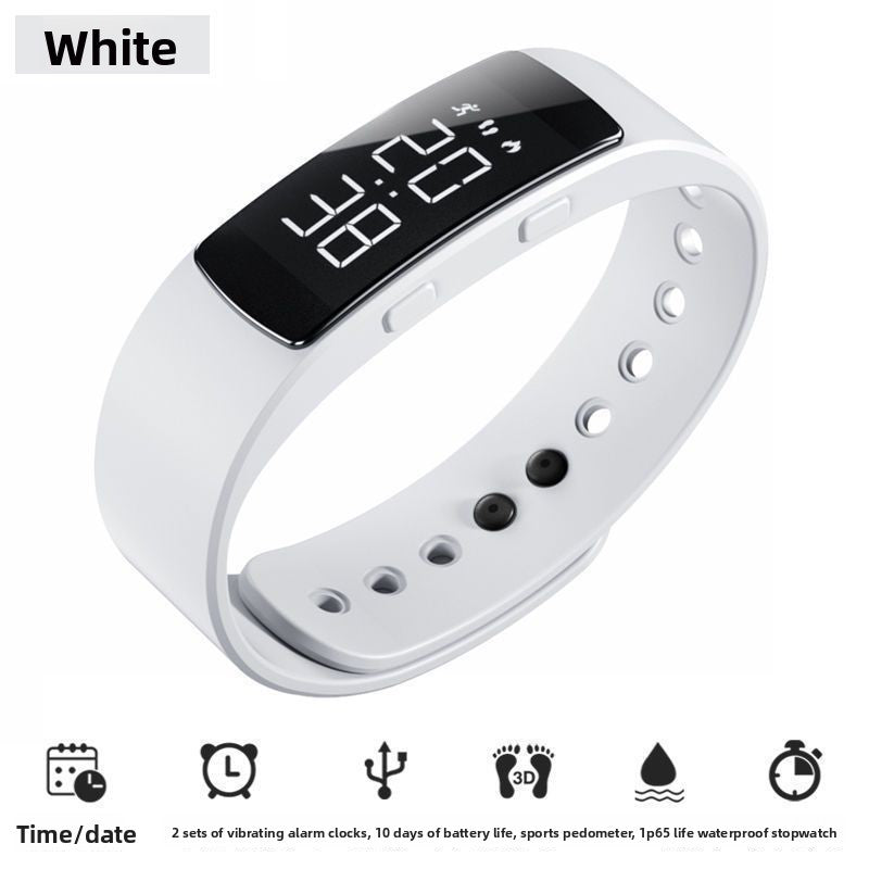 Multi-use Digital Alarm Watch with Step Counter