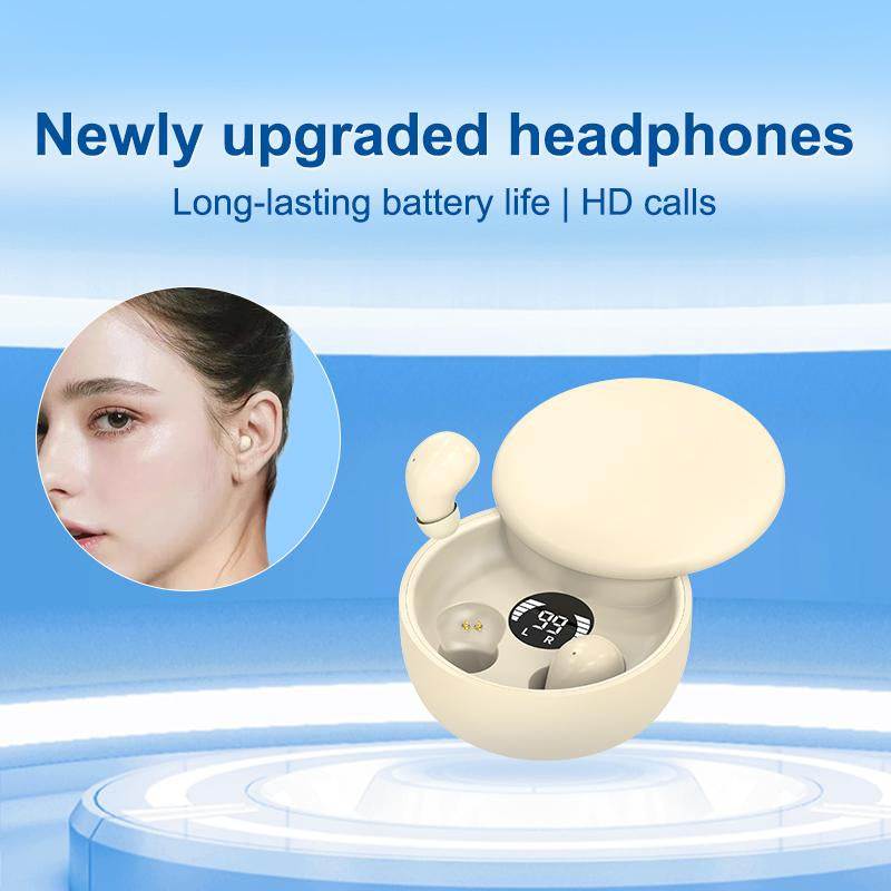 Experience Unmatched Comfort with MSHUKCOE Mini Invisible Bluetooth 5.4 Earbuds - The Ultimate Wireless Solution for Sleep and Play!