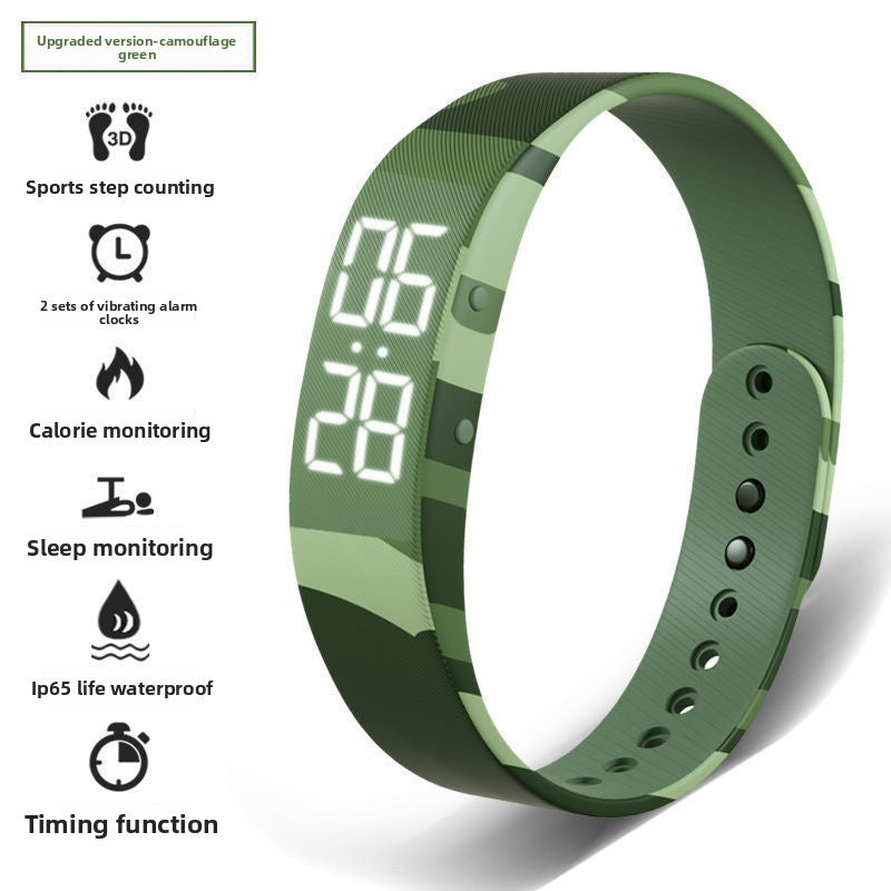 Multi-use Digital Alarm Watch with Step Counter
